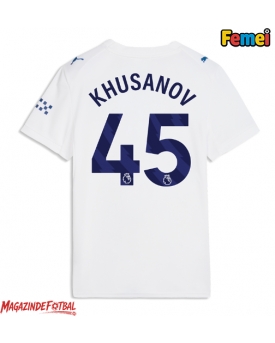 Manchester City Abdukodir Khusanov #45 Tricou Fotbal Replică 2026-27 Femei Treilea Manchester City Abdukodir Khusanov #45 Tricou Fotbal Replică 2026-27 Femei Treilea